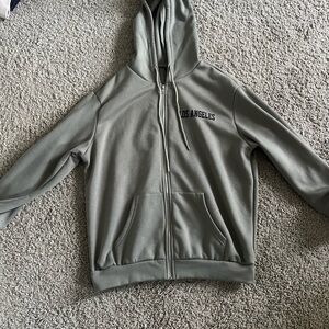Los Angeles Graphic Zip-Up Hoodie